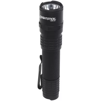 Nightstick USB-320 USB Rechargeable Every-Day-Carry (EDC) Metal Flashlight, 320 Lumens
