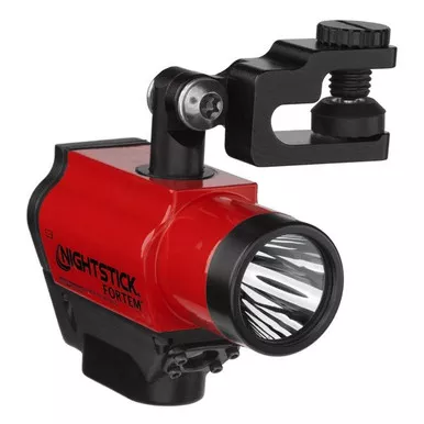 Nightstick XPP-5466R Fortem Intrinsically Safe Helmet-Mounted Multi-Function Dual-Light Flashlight, 250 Lumens
