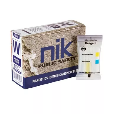 NIK 800-6088 Drug Test W - Amphetamines & Methadone (Mandelin Reagent), Box of 10