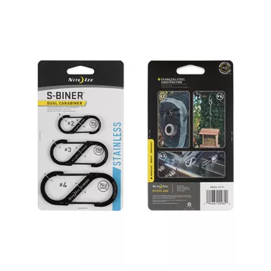 NITE IZE S-Biner Dual Carabiner 3 Pack