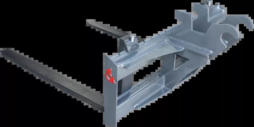 NM Attachment Pallet Fork | Fork Size 50" Wide x 48" Long Forks | Machine Size 3–12 Tons | For Excavator