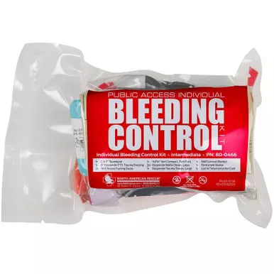 North American Rescue 80-0466 Individual Bleeding Control Kit - Intermediate - Vacuum Sealed
