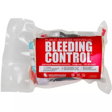 North American Rescue 80-0467 Individual Bleeding Control Kit - Advanced - Vacuum Sealed