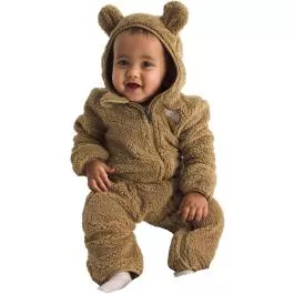 The North Face Baby Campshire One-Piece - Teddy Brown - 3 Months