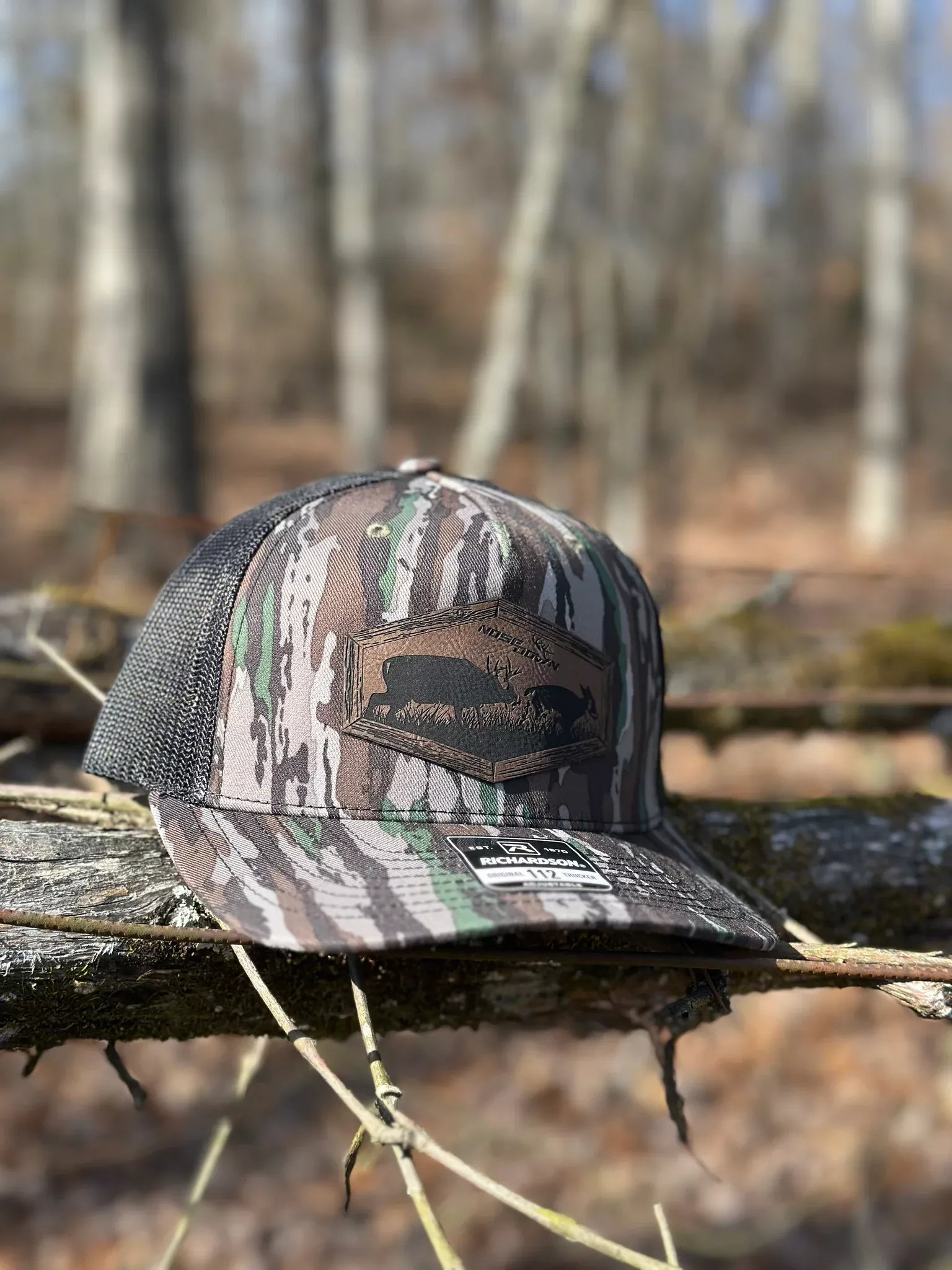 Nose Down Buck Chase Patch Hat