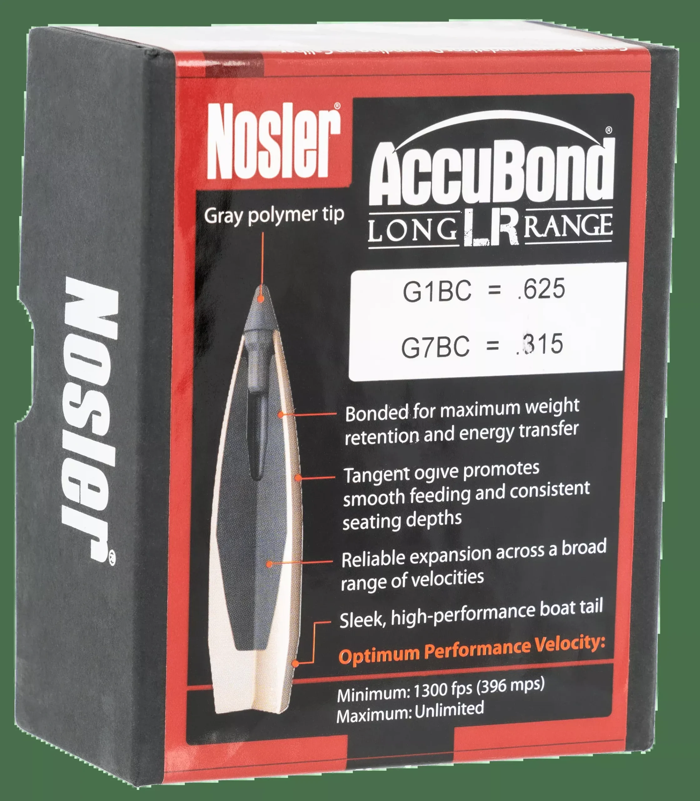 Nosler Accubond Long Range Bullets 6.5mm 142 Gr. Spitzer Point 100 Pk.