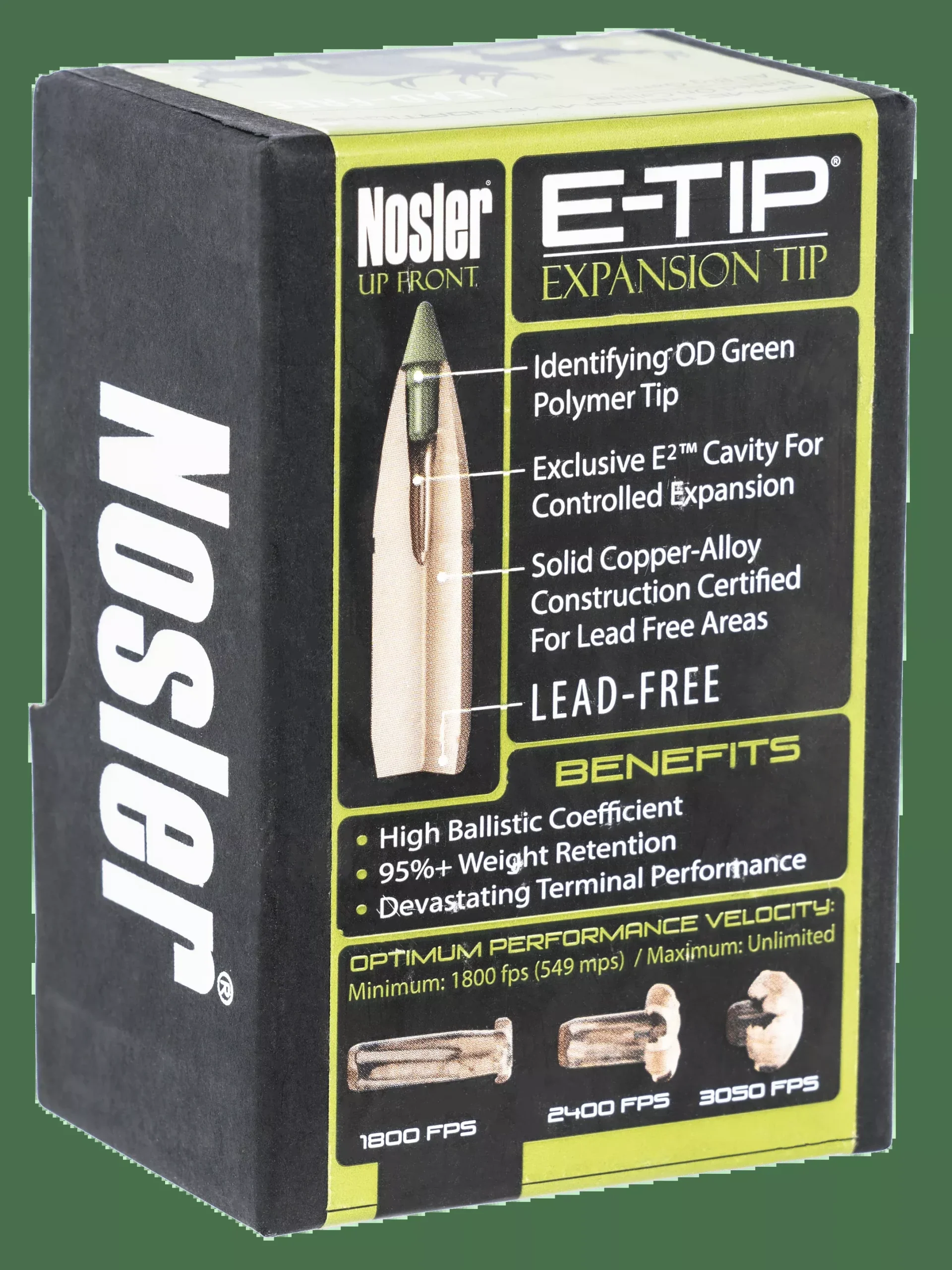 Nosler E-tip, Nos 59180 E-tip308 180 Sptzr50