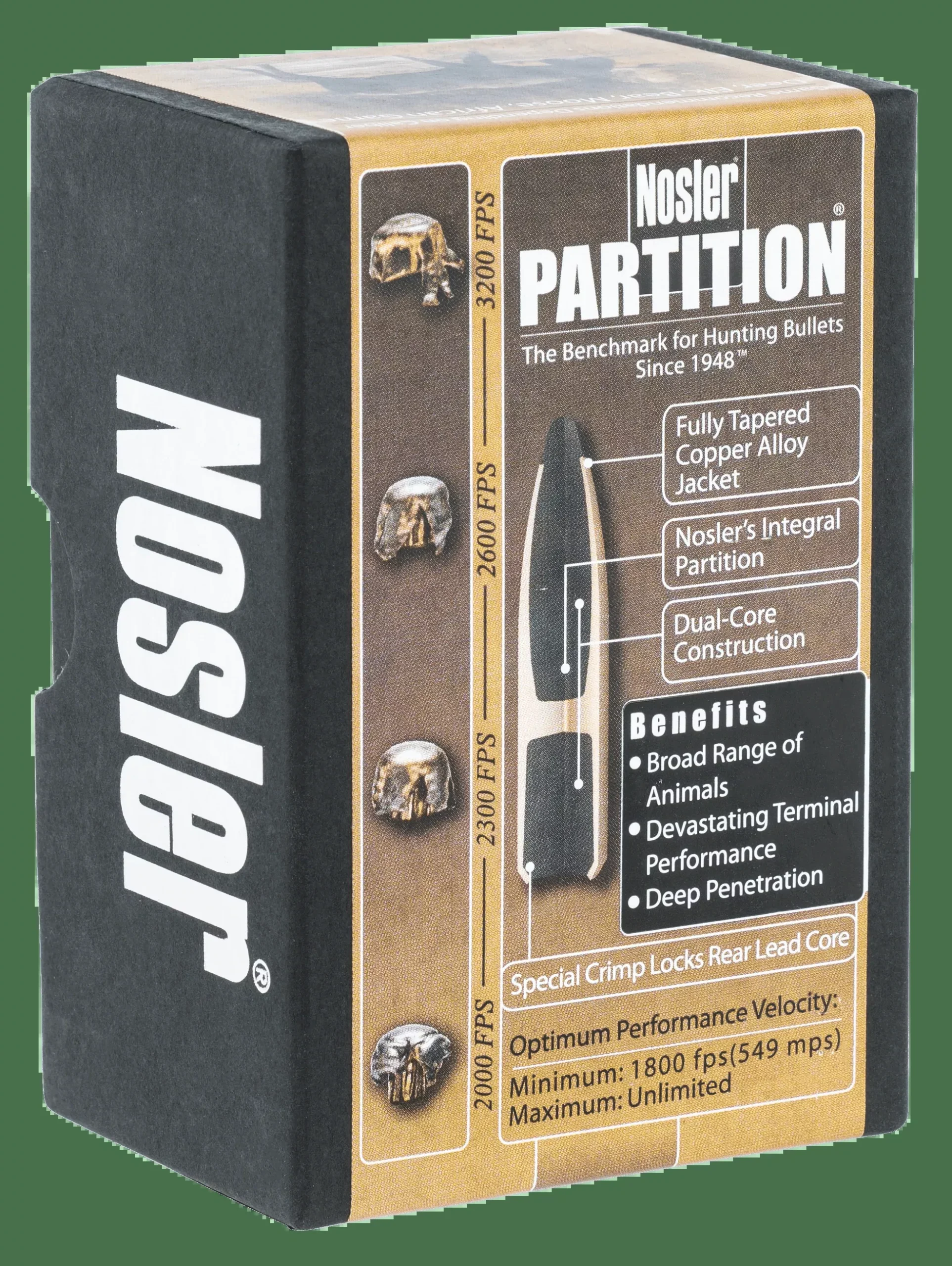 Nosler Partition Bullets 6.5mm 140 Gr. Spitzer Point 50 Pk.