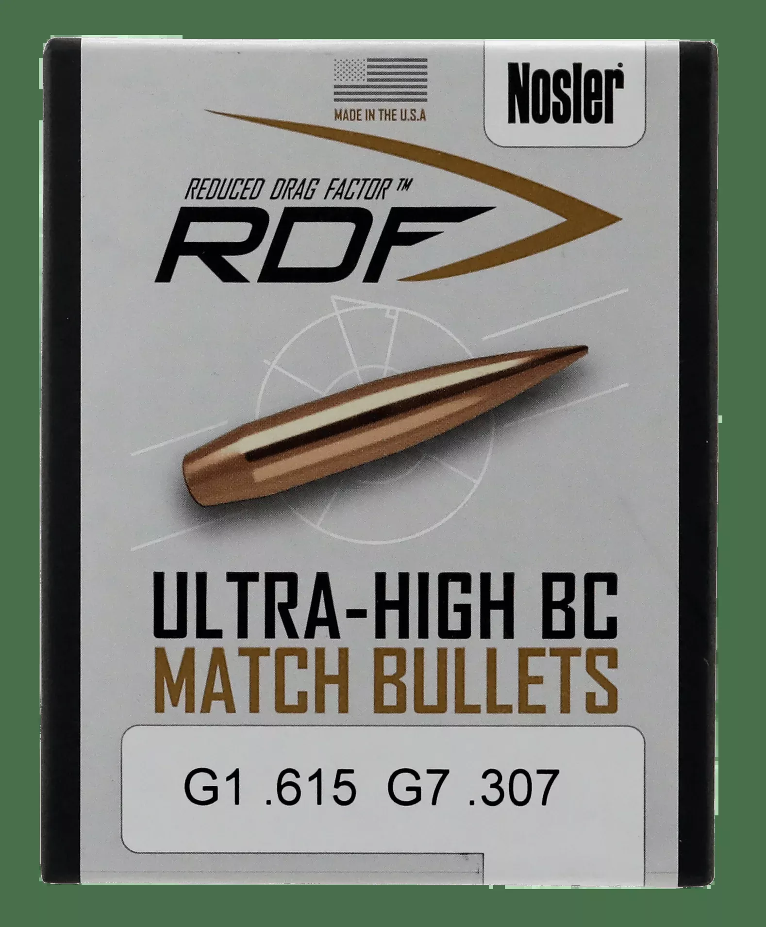Nosler Rdf, Nos 53505 Rdf Match 6.5mm 130 Hpbt100