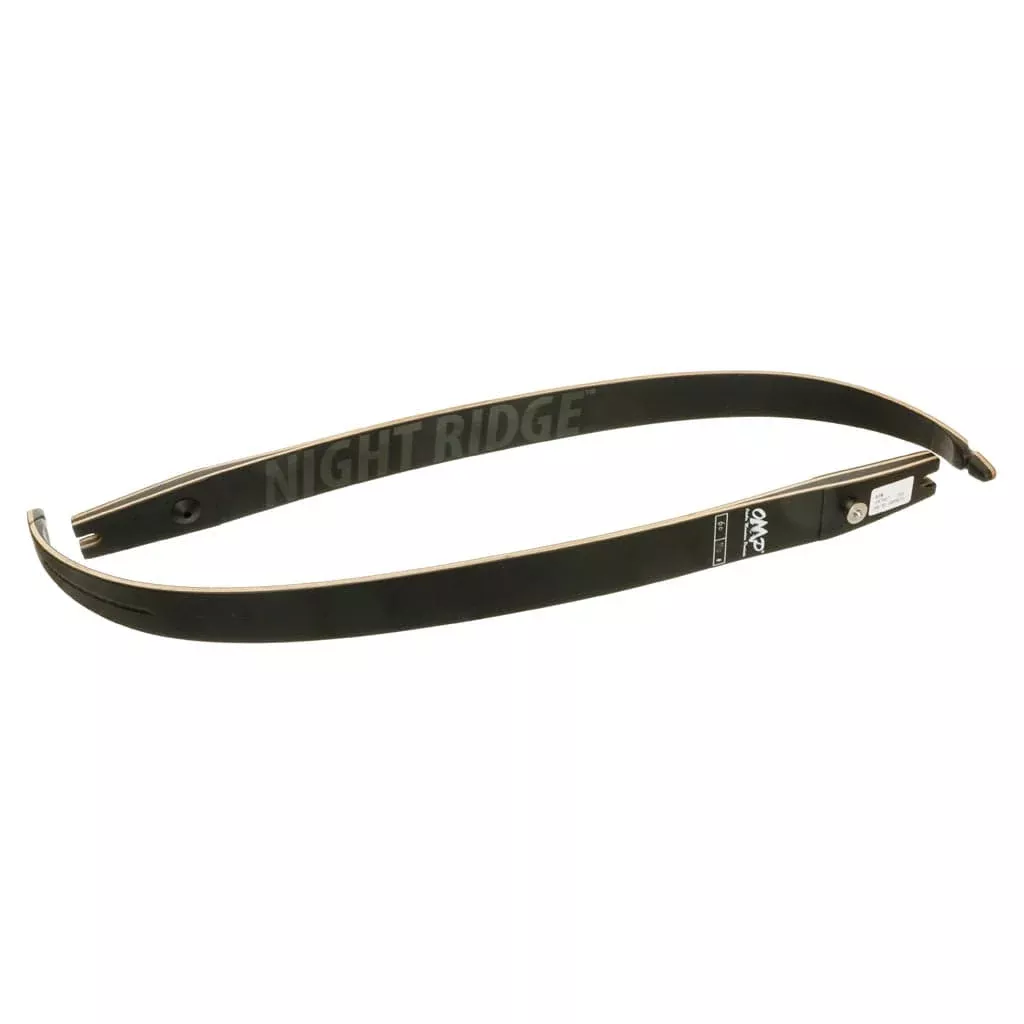 October Mountain Night Ridge Ilf Recurve Limbs 60 In. 50 Lbs.