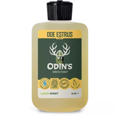 Odins Innovations OI23015 Doe In Estrus Scent Liquid, 4 Ounce, Clear