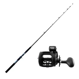 Okuma Classic Pro Trolling Combo - Magda 20 DXT Reel - Pre-spooled with Mono