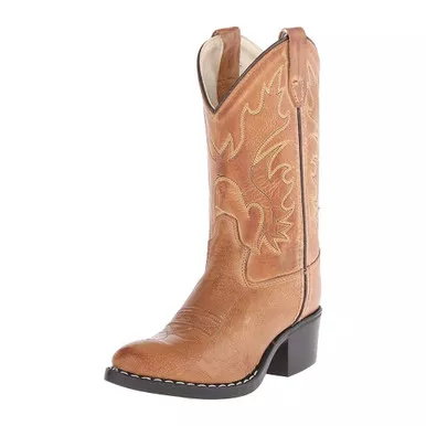 OLD WEST Unisex-Child J Toe Big Kid Western Boot
