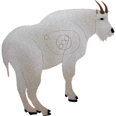 OnCore Targets RH-2 Archery Target Mountain Goat, White