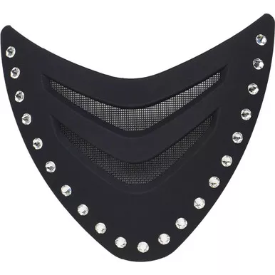 ONE K Crystal CCS Black Matte White Front Shield (471247BKMWTONE)