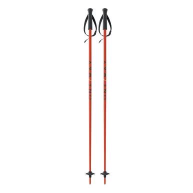 ONE WAY Junior High Neon Orange Alpine Ski Poles (OZ35221)
