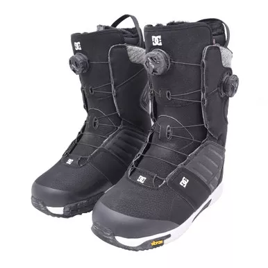 Open Box (Great condition, limited use): DC Judge Snowboard Boots, Color: Black/White, Size: 10.5 (ADYO100075-BKW-105D)