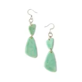 Organic Tagua Jewelry Abby Earrings