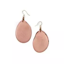 Organic Tagua Jewelry Amigas Earrings