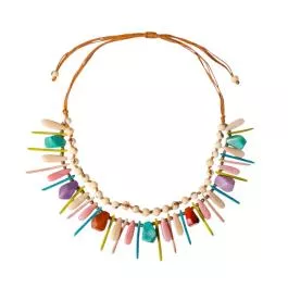 Organic Tagua Jewelry Carolina Necklace - Multi