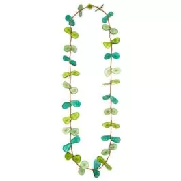 Organic Tagua Jewelry Tagua Slice Necklace