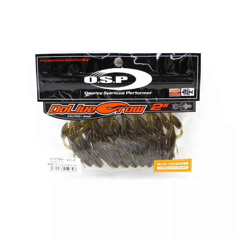 OSP Soft Lure Dolive Craw 2 Inches W-004 (9648)