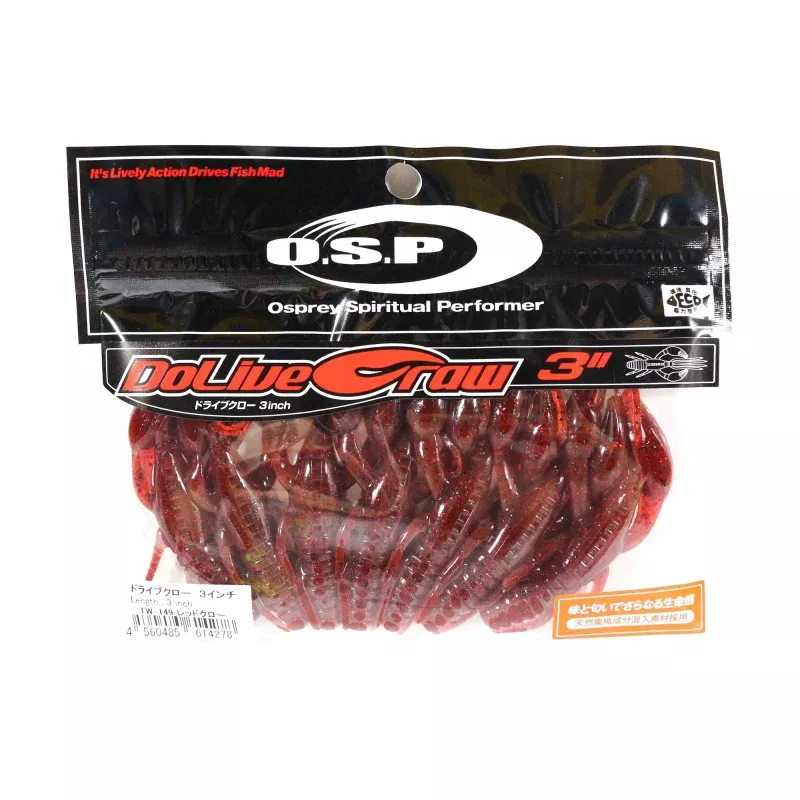 OSP Soft Lure Dolive Craw 3 Inches TW-149 (4278)