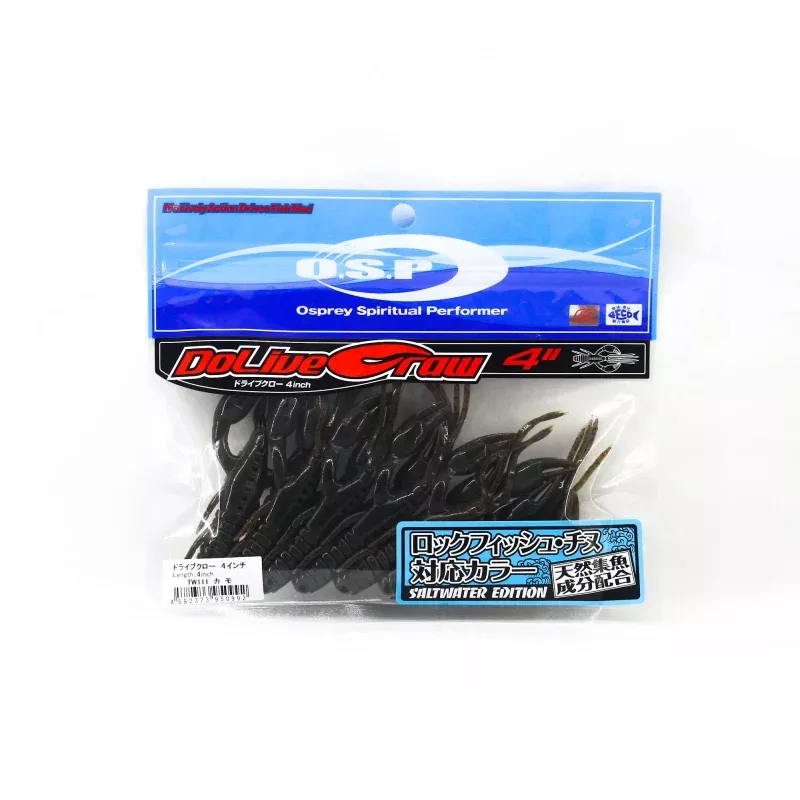 OSP Soft Lure Dolive Craw 4 Inches Salt TW-111 (0992)