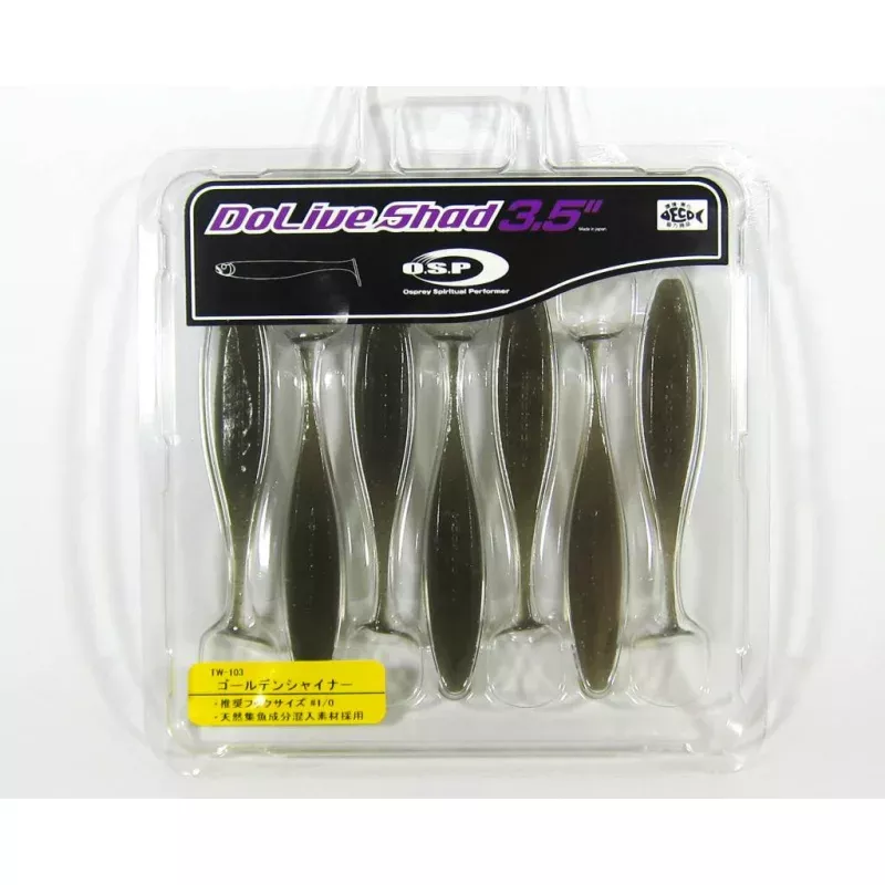 OSP Soft Lure Dolive Shad 3.5 Inches TW-103 (2694)