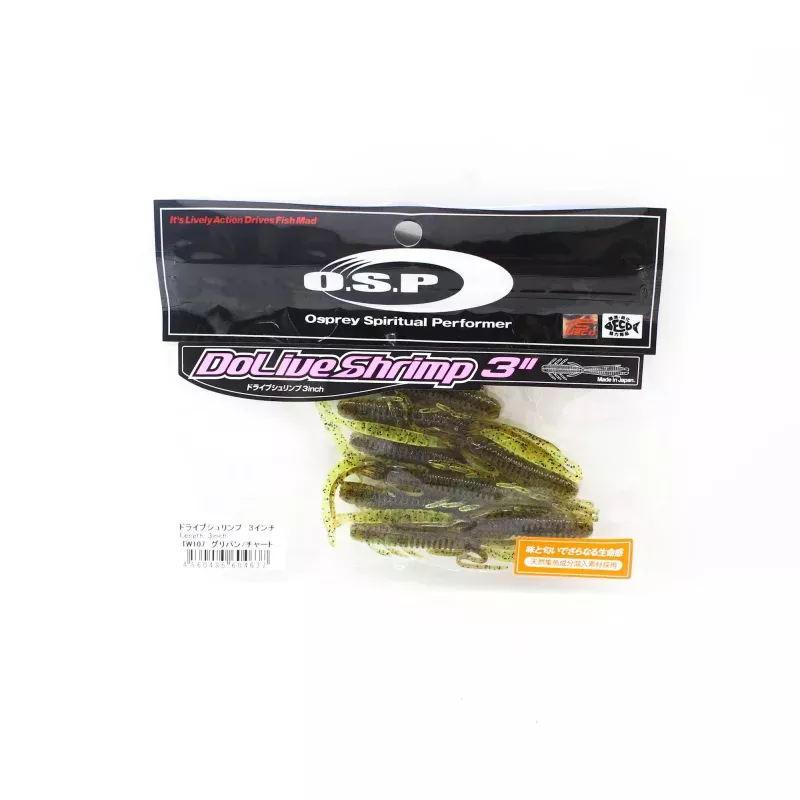 OSP Soft Lure Dolive Shrimp 3 Inches TW-107 (4637)