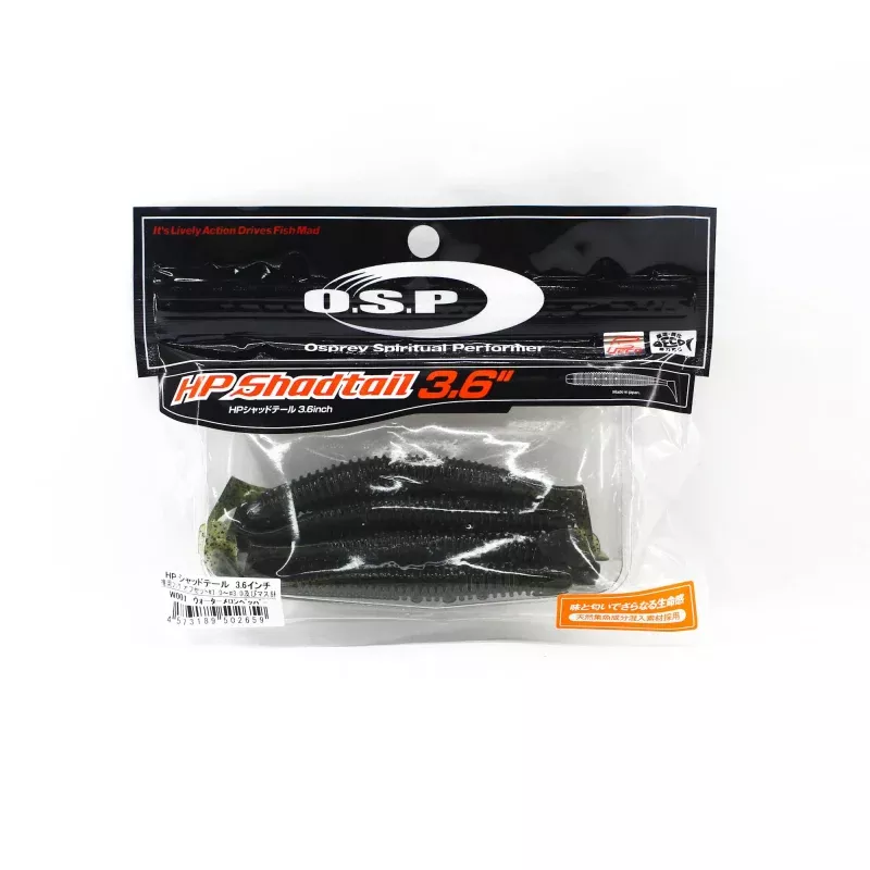 OSP Soft Lure HP Shad Tail 3.6 Inches W-001 (2659)