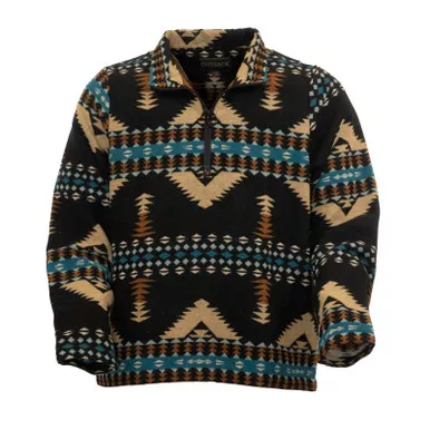 OUTBACK TRADING Men's Charlie Warm Active Casual Long-Sleeve Zip Henley Pullover (48736)