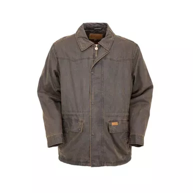 OUTBACK TRADING Men's Rancher Brown Jacket (2802-BRN)