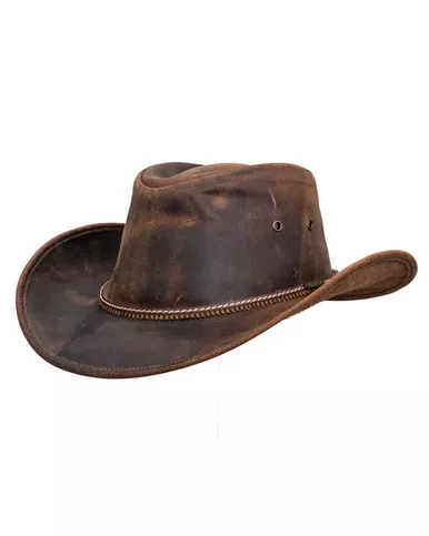 OUTBACK TRADING Unisex 13017 Pardoner Brown Hat (13017-BRN)