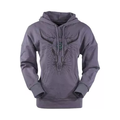 OUTBACK TRADING Wanda Gray Hoodie (30343-GRY)