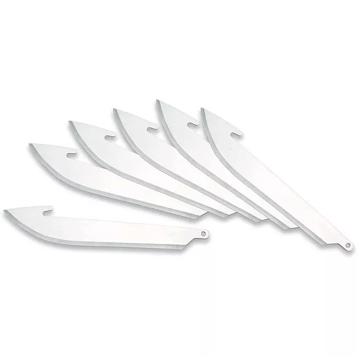 Outdoor Edge 3.0″ RazorSafe Drop Point Replacement Blade – 6 Pack #RR30-6