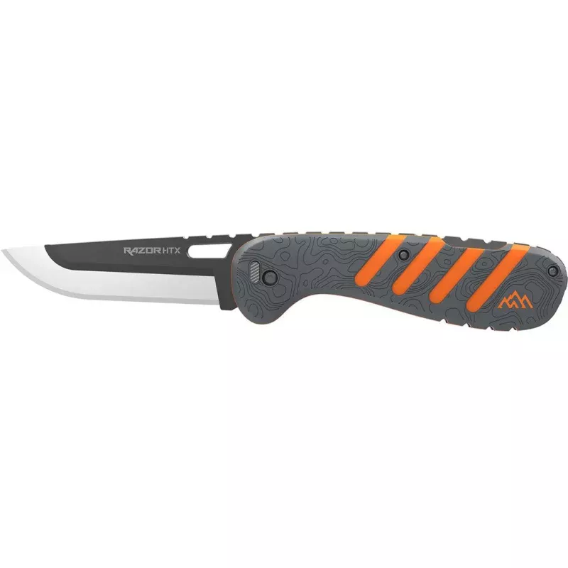 Outdoor Edge Razor Htx 3.5 Folder Orange/Gray, 6 Blades