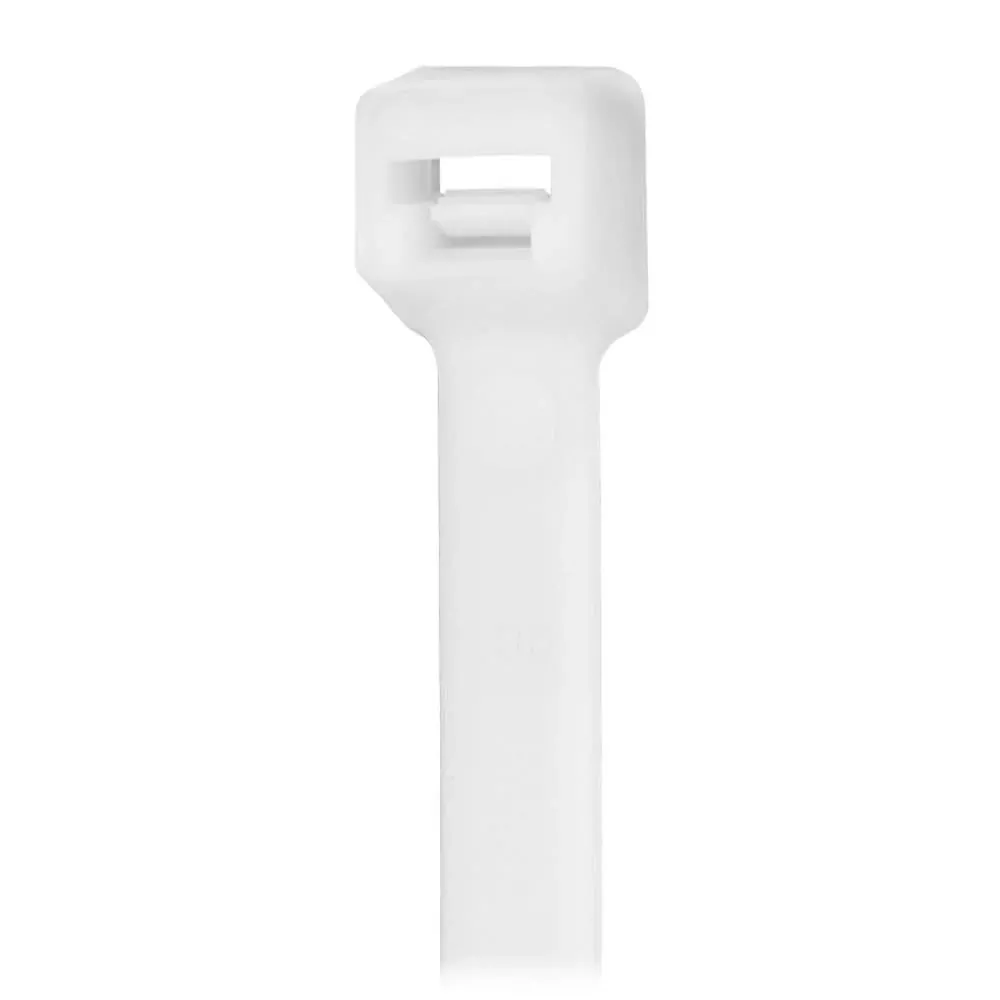 Pacer 14″ Cable Tie – Natural Color – 50lb Tensile Strength – 4″ Bundle Diameter – 100 Piece Bag