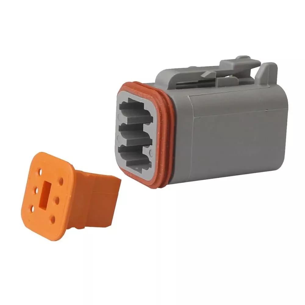 Pacer Deutsch DT Plug & Wedge Lock Kit – 6 Position – 5 Pack