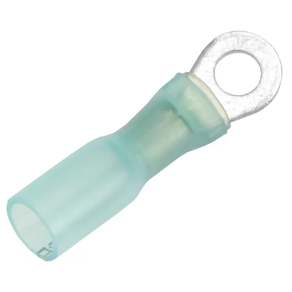 Pacer Group 16-14 AWG Heat Shrink Ring Terminal #8 Stud Size, 500 Pack – TE14-8R-500