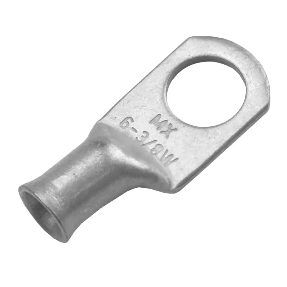 Pacer Tinned Lug 6 AWG – 3/8″ Stud Size – 10 Pack