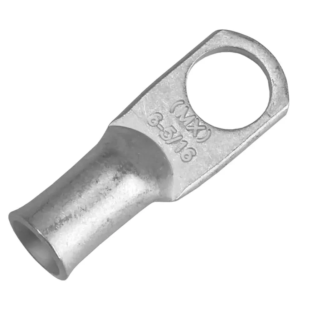 Pacer Tinned Lug 6 AWG – 5/16″ Stud Size – 10 Pack