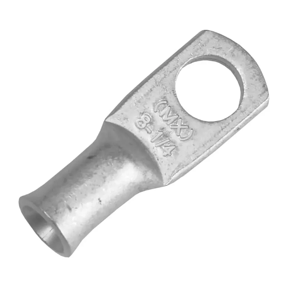 Pacer Tinned Lug 8 AWG – 1/4″ Stud Size – 10 Pack