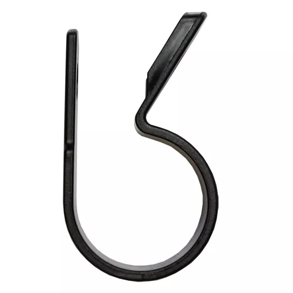 Pacer UV Resistant Nylon C-Clamps – 1/2″ – Black – 25 Pack