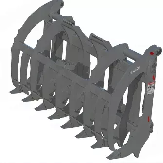 Paladin Root Grapple Rake With 84" Hose Kit | 72", 78" & 84" Working Width | For Skid Steer