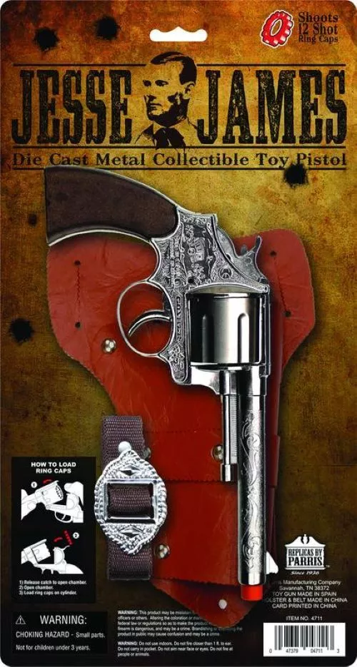 Parris Manufacturing Jesse James Pistol Holster Set #4711C