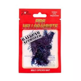 Pautzke Fire Hellgrammite - 1.75" - Midnight Blue