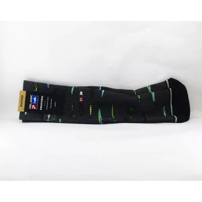 Pelagic 1230 Sock Perform Sock Lured Graphite GRA Size S/M (5544)