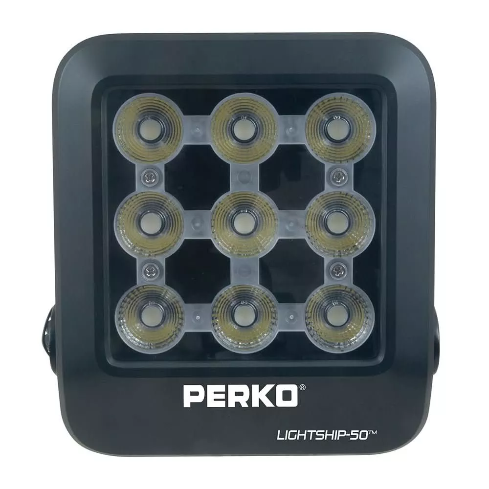 Perko Lightship 50 LED High Performance Spotlight – 12/24V – Black