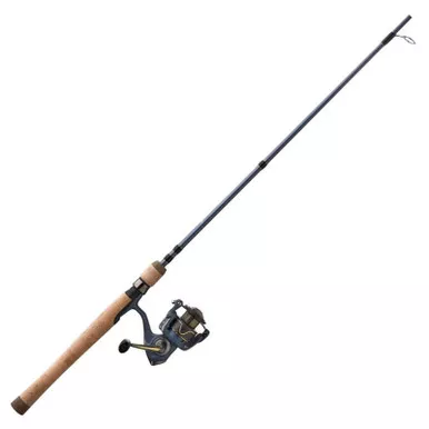 Pflueger President Spinning Combo 6'6" Medium 2 Pc Cork Handle 5.2:1 Gear Ratio